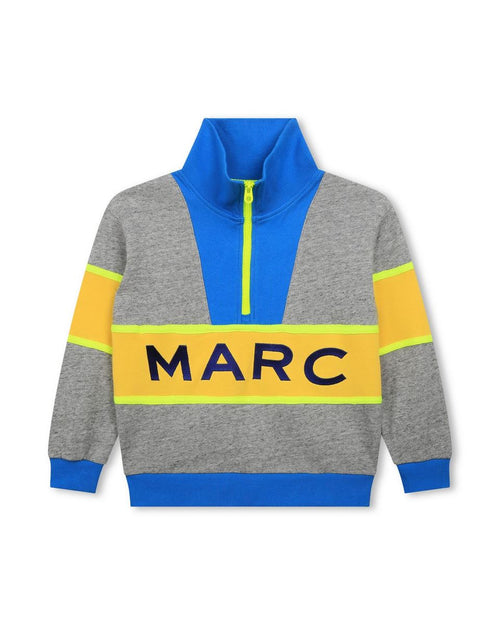 Sweat Col Camionneur - Gris Chine - Garcon - The Marc Jacobs