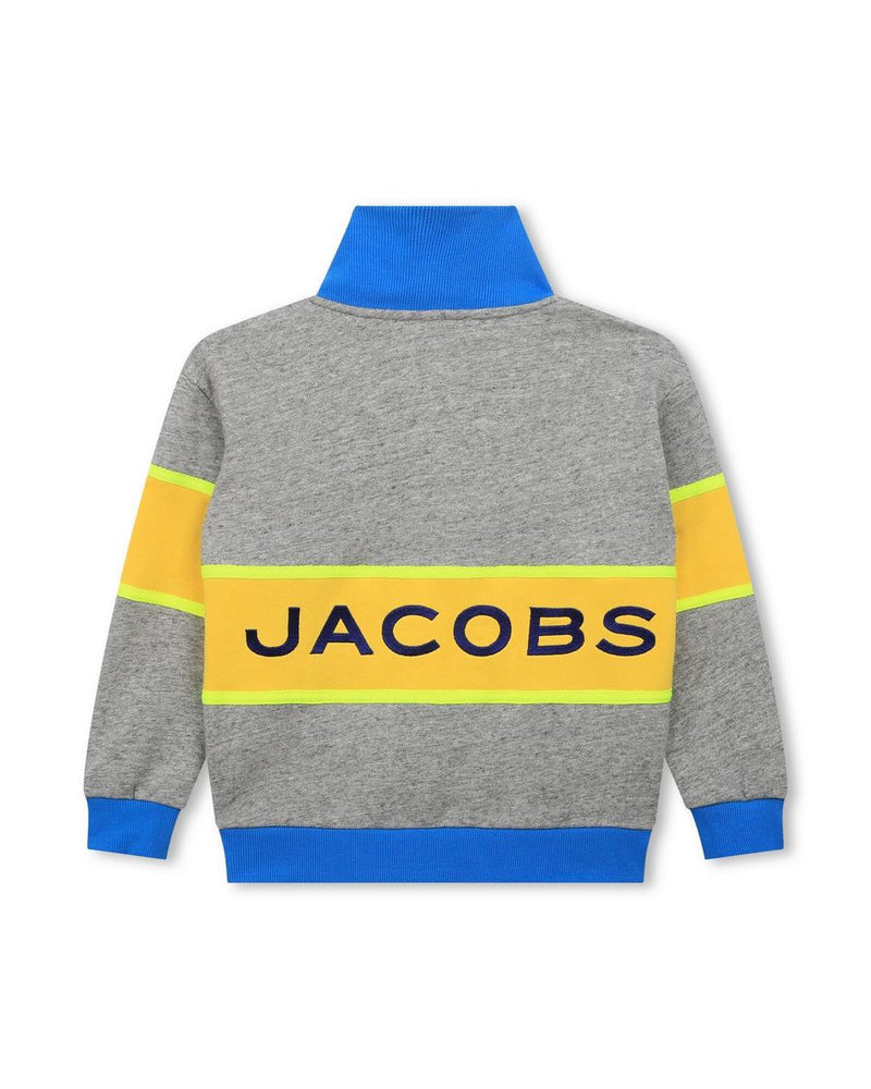 Sweat Col Camionneur - Gris Chine - Garcon - The Marc Jacobs