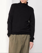 Pull Col Roulé - Noir - Homme