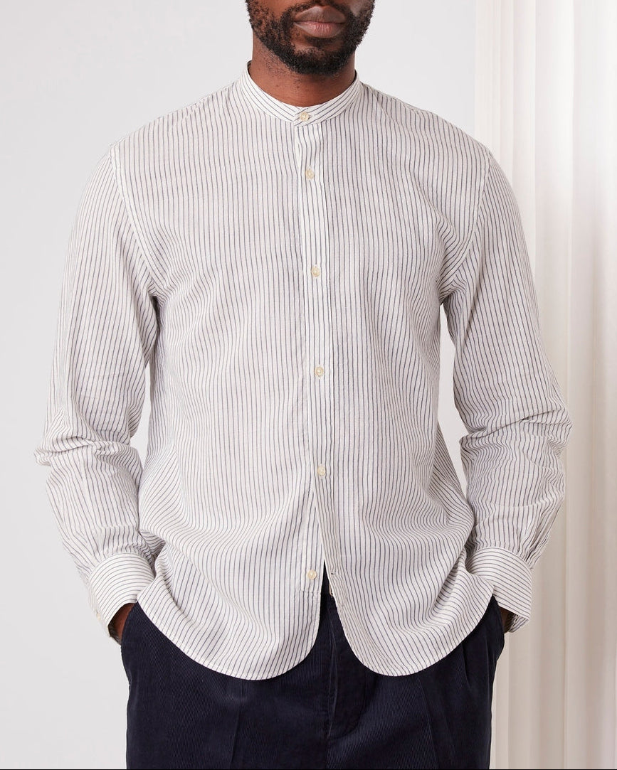 Chemise Gali - Blanc/Gris - Homme