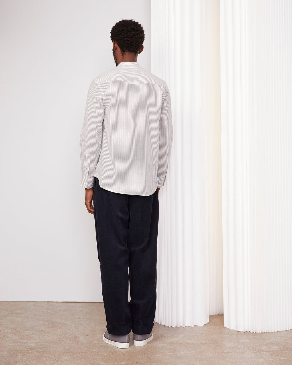 Chemise Gali - Blanc/Gris - Homme