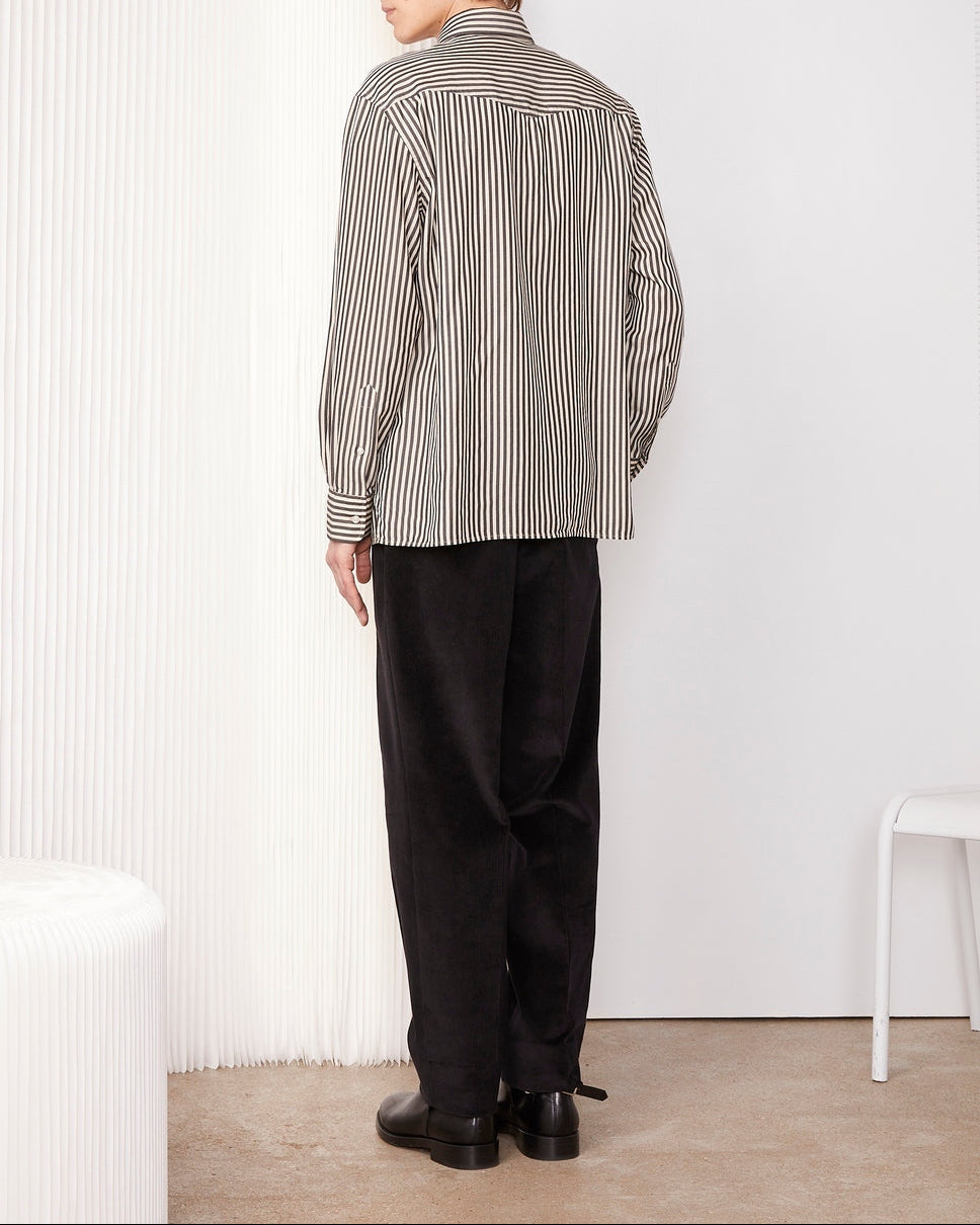 Chemise Gad - Écru/Gris Foncé - Homme