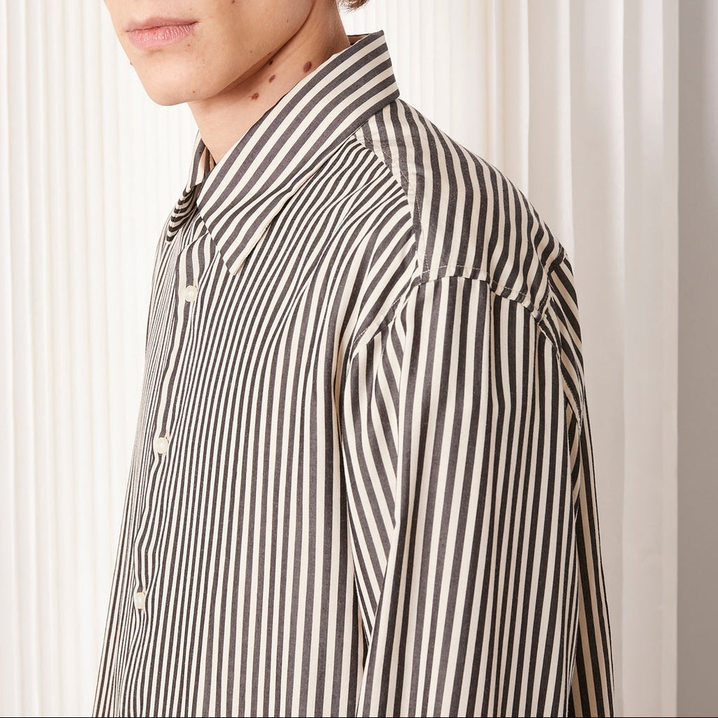 Chemise Gad - Écru/Gris Foncé - Homme