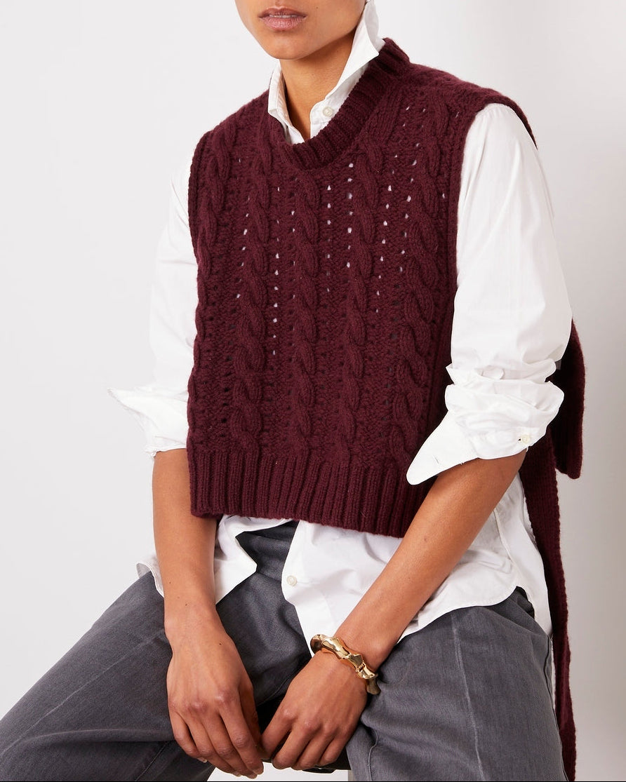 Top Loudia - Lie De Vin - Femme