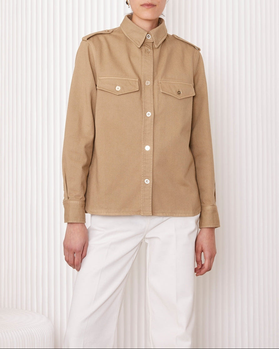 Surchemise Corina - Beige - Femme