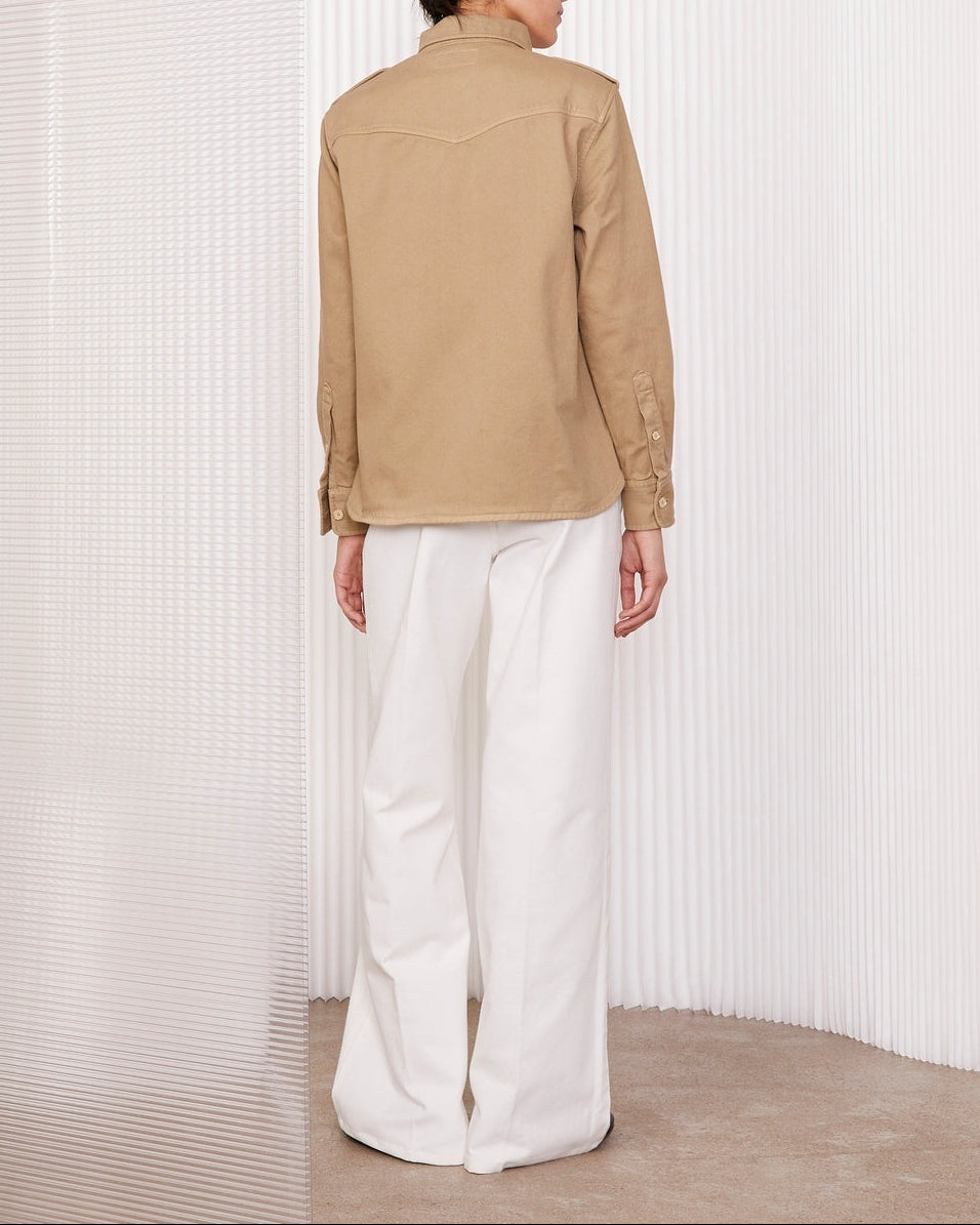 Surchemise Corina - Beige - Femme