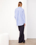 Chemise Elzi - Bleu/Blanc/Bleu Marine - Femme