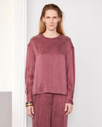 Top Rimy - Lie De Vin - Femme