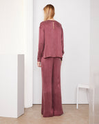 Top Rimy - Lie De Vin - Femme