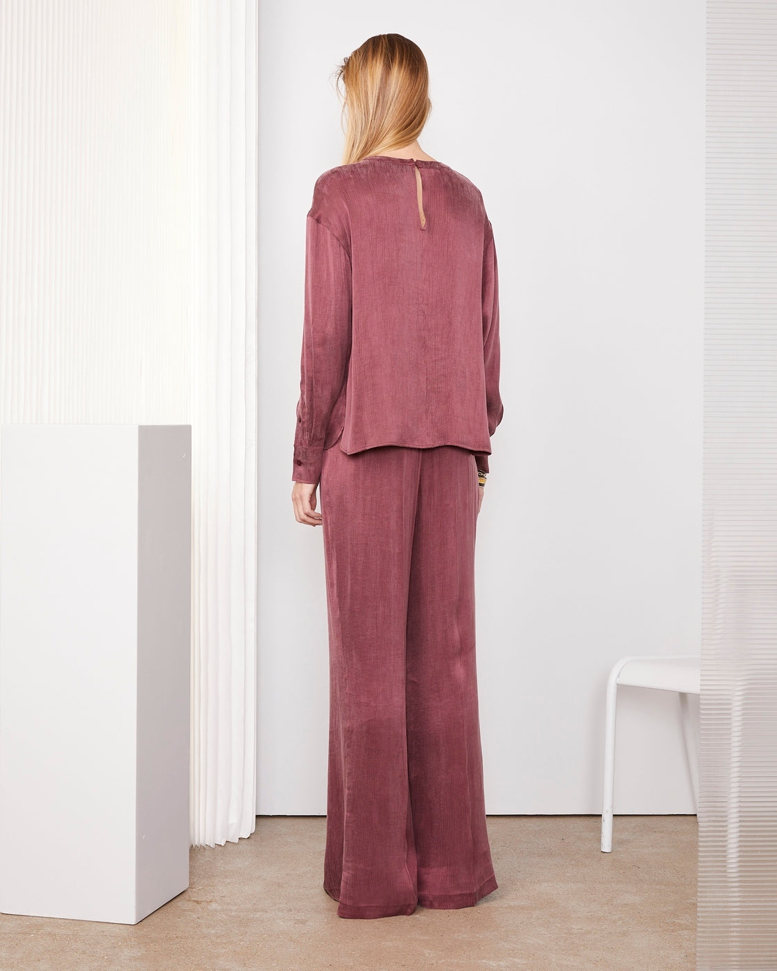 Top Rimy - Lie De Vin - Femme