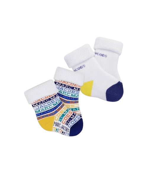 Chaussettes (Lot De 2 Paires) - Bleu Roi - Bebe Unisexe - The Marc Jacobs