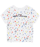 Ensemble T-Shirt+Short - Blanc Bleu - Bebe Unisexe - The Marc Jacobs