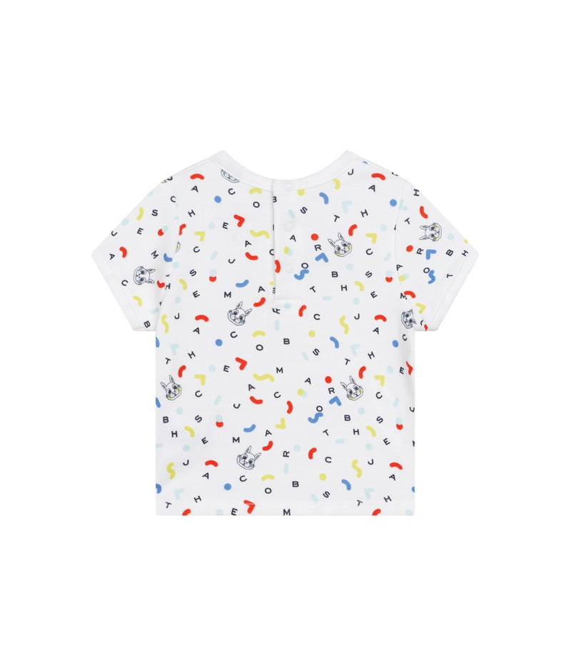 Ensemble T-Shirt+Short - Blanc Bleu - Bebe Unisexe - The Marc Jacobs