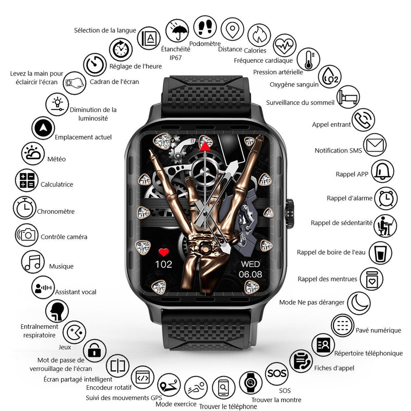Reloj conectado multifunción