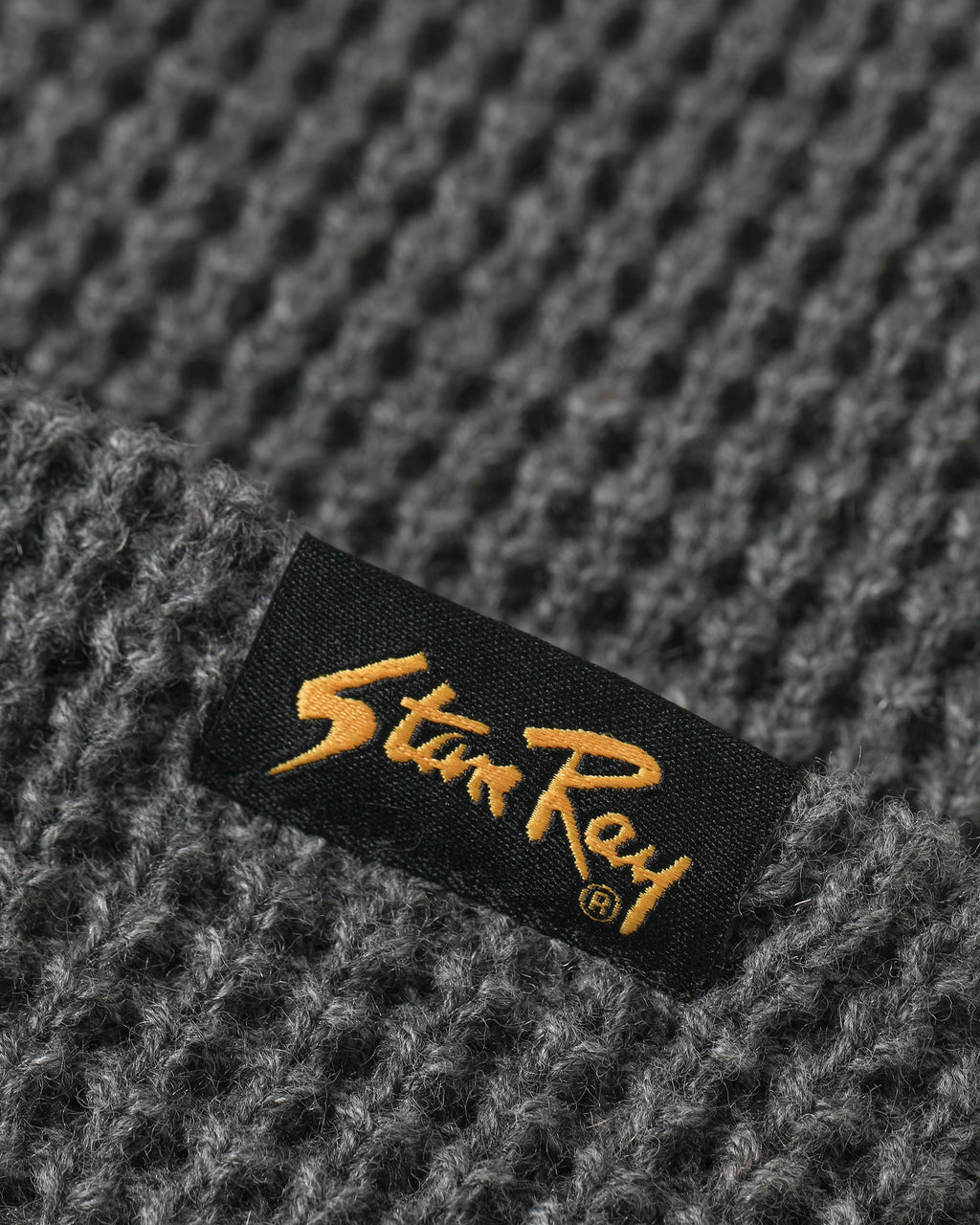 Waffle Beanie - Charcoal