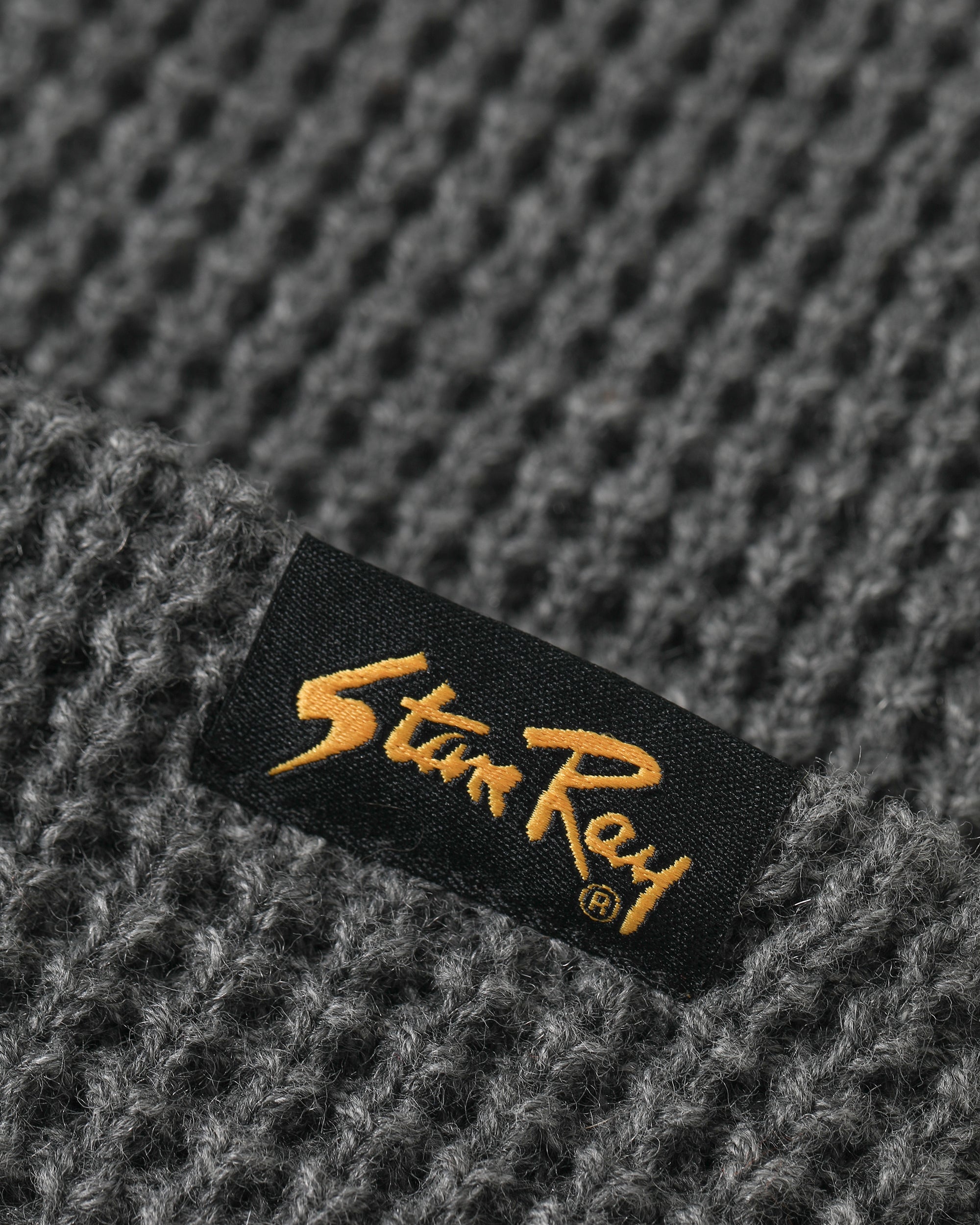 Waffle Beanie - Charcoal