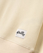 Waffle Long Sleeve Crew - Natural