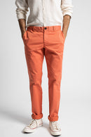 Pantalon Walter Terracotta Coupe Droite