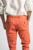 Pantalon Walter Terracotta Coupe Droite