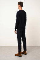 Pull Col V - Walt - Navy