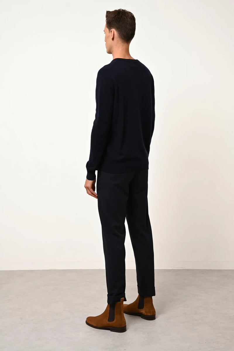 Pull Col V - Walt - Navy