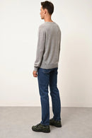 Pull Col V - Walt - Nuage Chiné