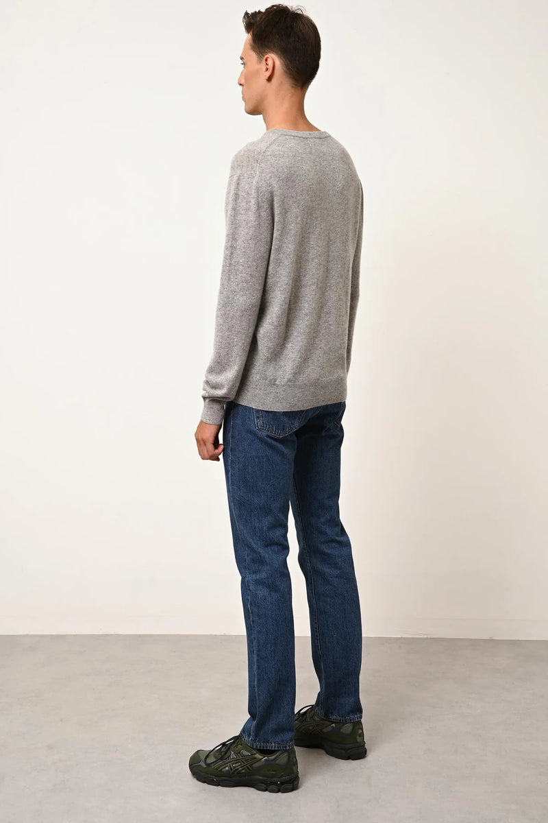 Pull Col V - Walt - Nuage Chiné