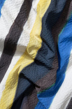 Watercolour Stripes Mustard Swimsuit