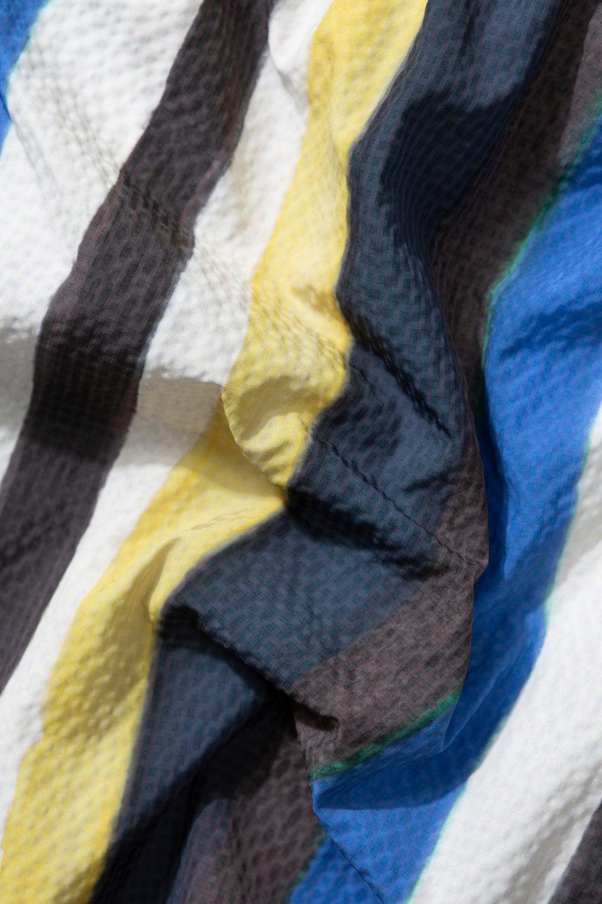 Watercolour Stripes Mustard Swimsuit