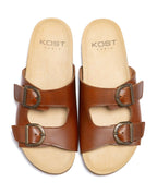 Mule Wave F Pl - Cognac