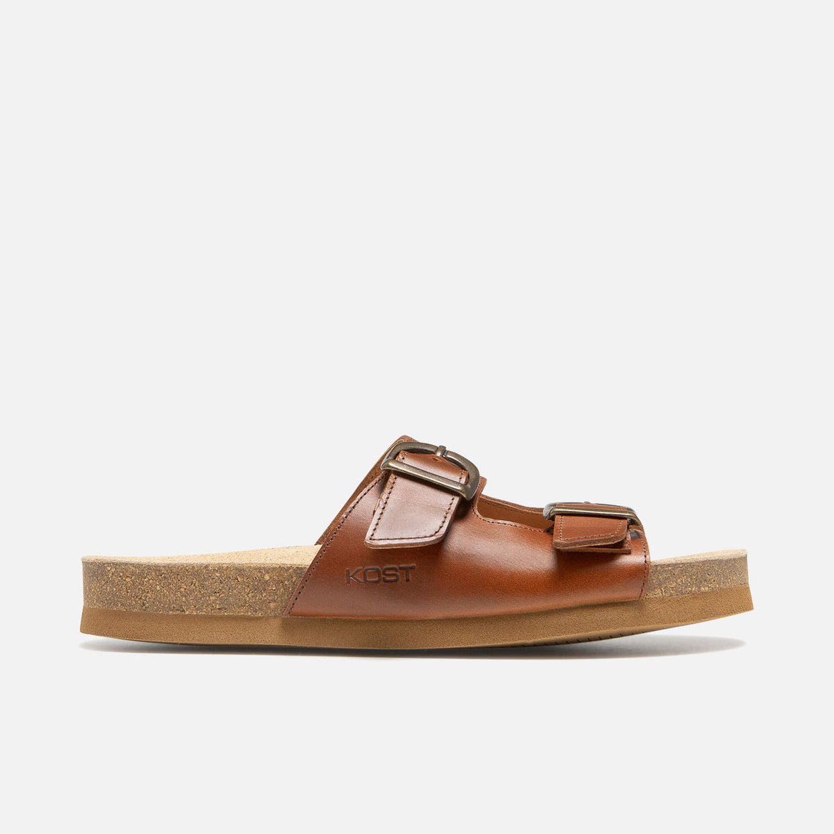 Mule Wave F Pl - Cognac