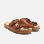 Mule Wave F Pl - Cognac
