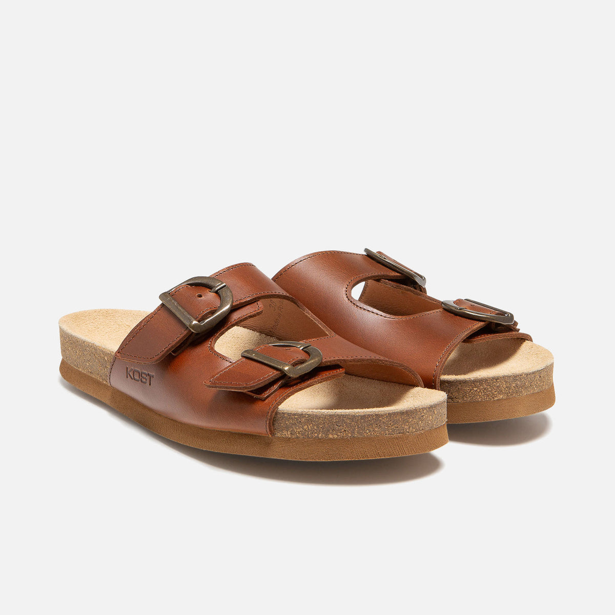 Mule Wave F Pl - Cognac