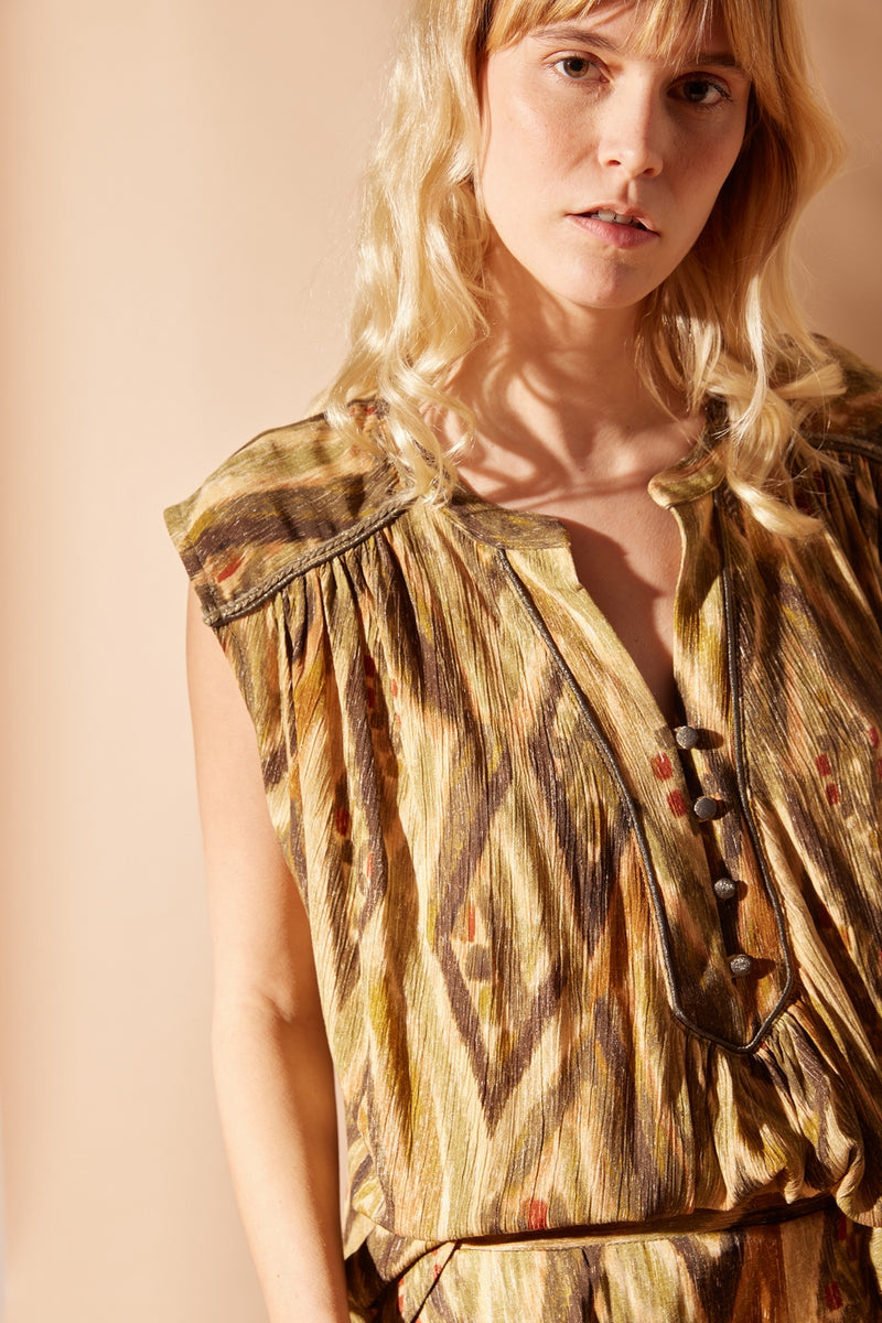 Wazai Blouse - Print