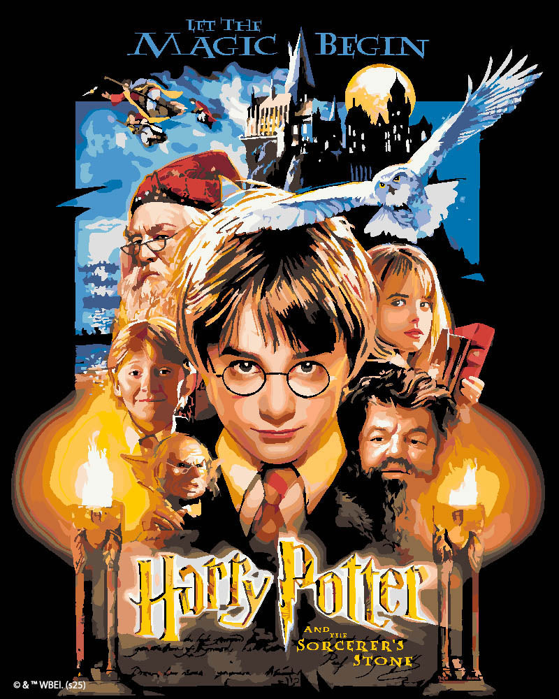 Peinture Par Numéros - Harry Potter À L'École Des Sorciers Affiche