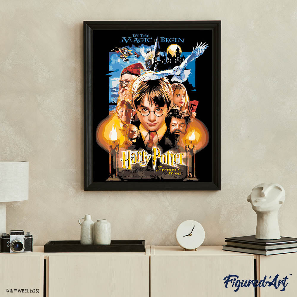 Peinture Par Numéros - Harry Potter À L'École Des Sorciers Affiche