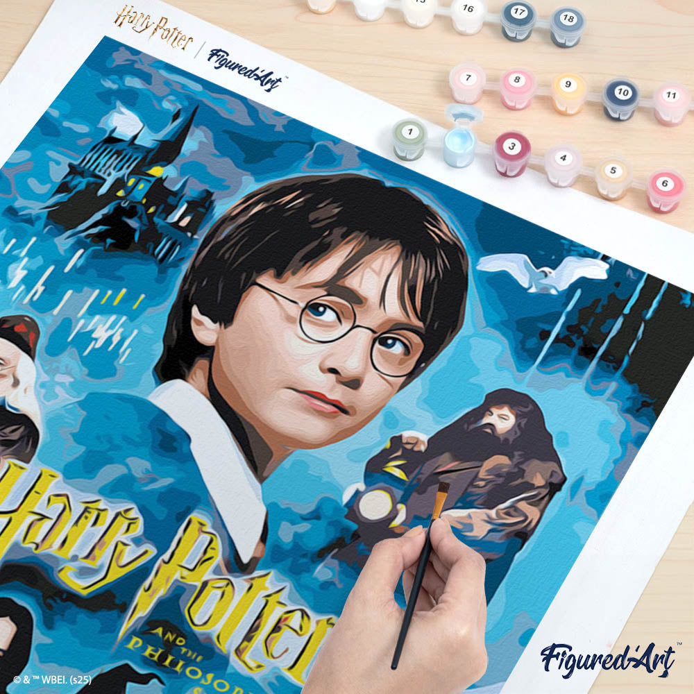 Peinture Par Numéros - Harry Potter À L'École Des Sorciers Affiche Ii