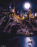 Peinture Par Numéros - Harry Potter - Château De Poudlard La Nuit