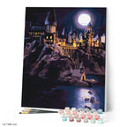 Peinture Par Numéros - Harry Potter - Château De Poudlard La Nuit