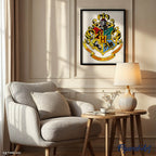 Peinture Par Numéros - Harry Potter - Blason De Poudlard