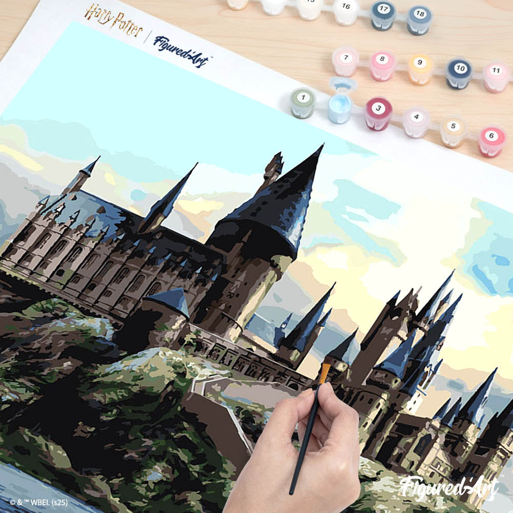 Peinture Par Numéros - Harry Potter - Château De Poudlard