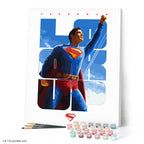Paint By Numbers - Superman Looking Up Poster