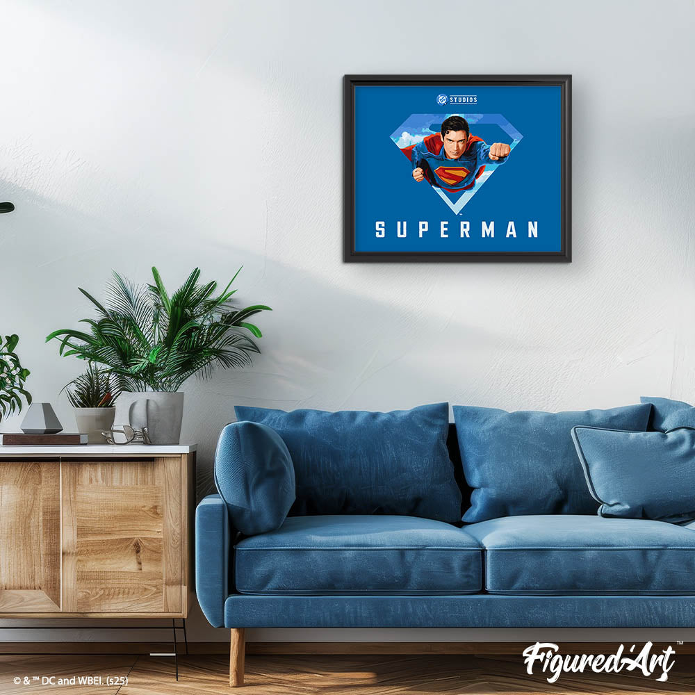 Peinture Par Numéros - Superman Avec Bouclier-S
