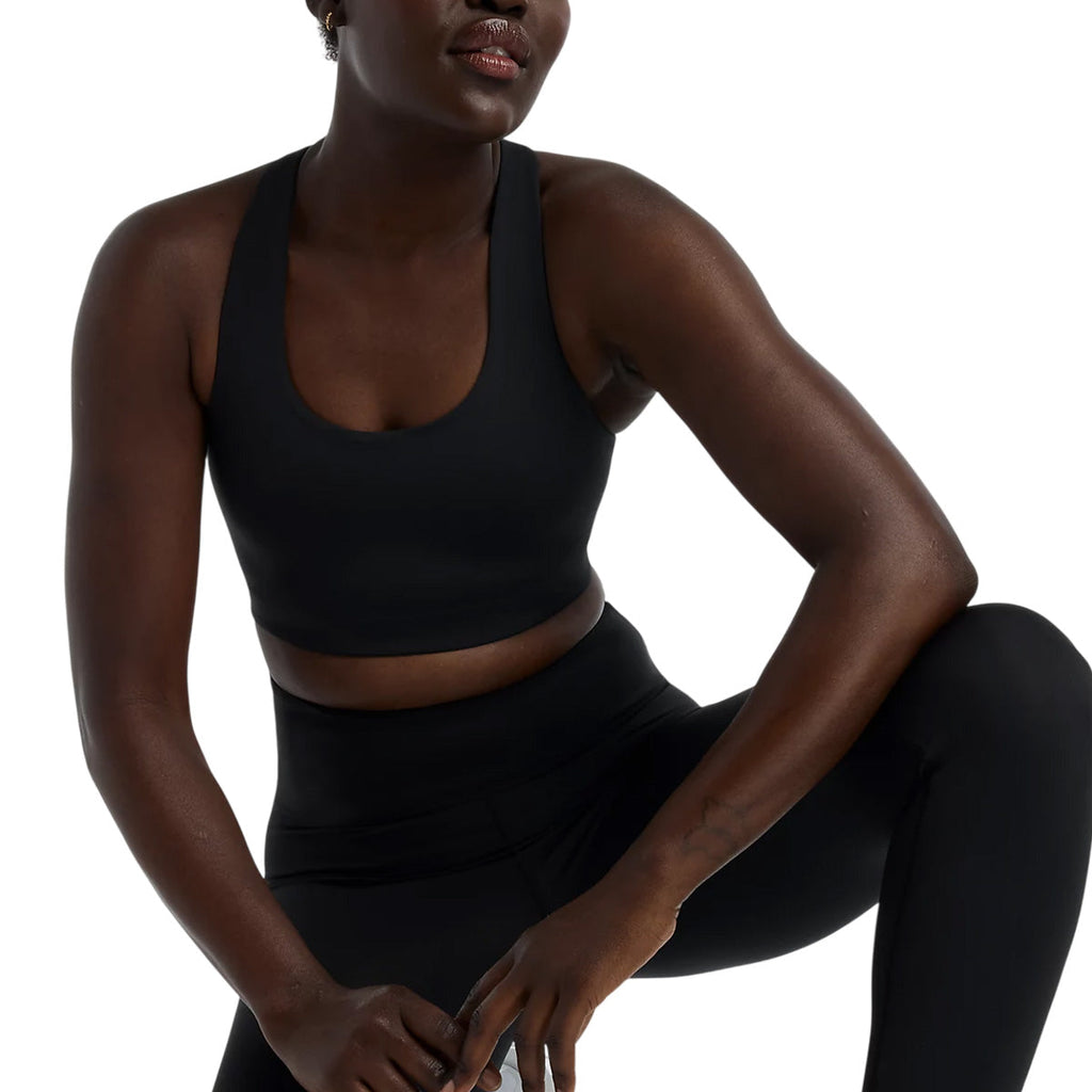 Brassière Femme New Balance - Noir Foncé