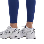 Legging Femme New Balance Ac 25 Po - Bleu Marine, Blanc