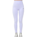 New Balance Essential High Rise Leggings Mujer - Púrpura, Blanco