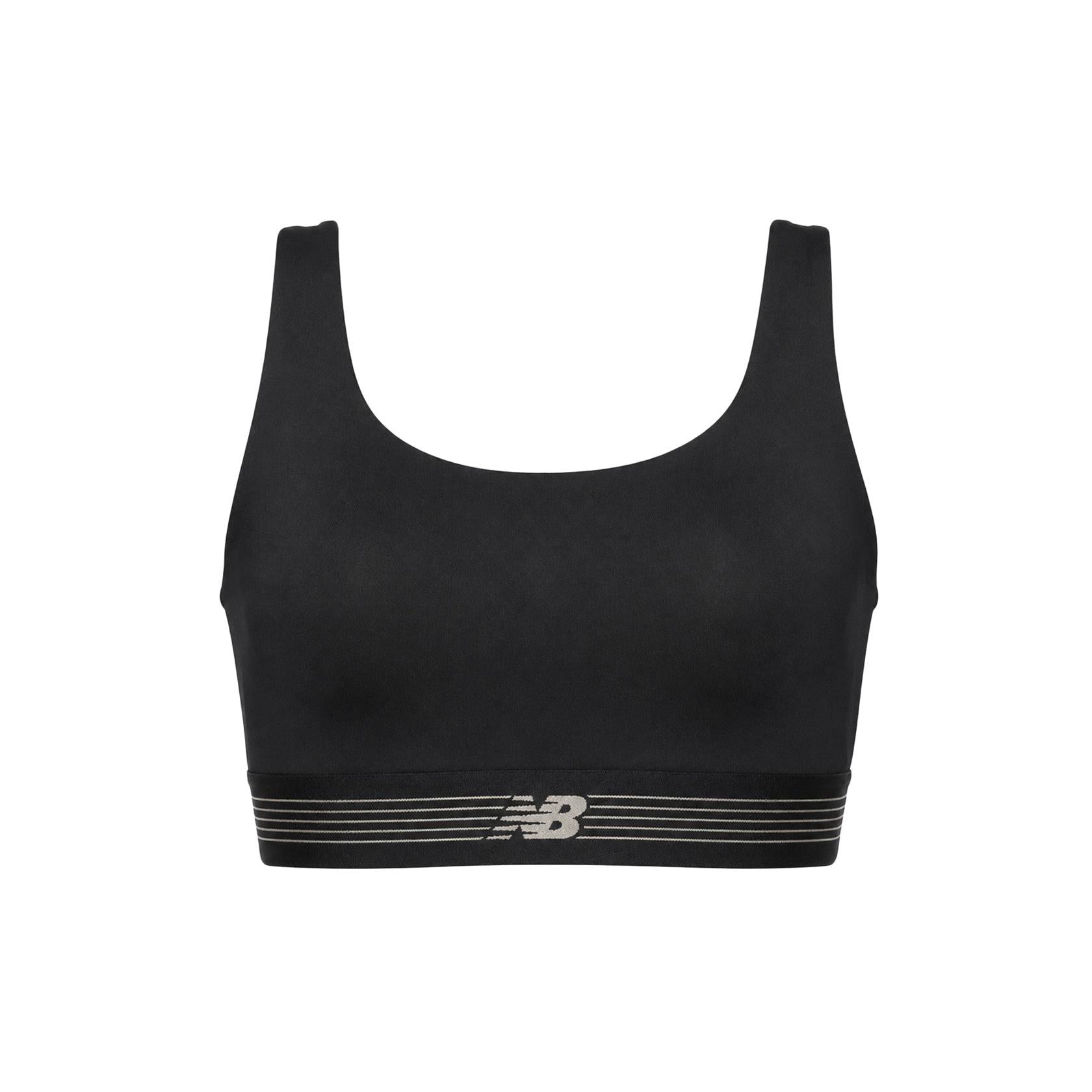 Brassière Femme New Balance Wb61Q0Q - Noir, Blanc