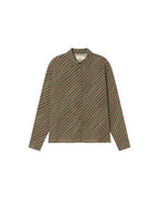 Blusa marrón stripes diagonal Kati sostenible-silueta-1