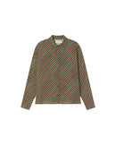 Blusa marrón rayas diagonal Kati sostenible-silueta-1