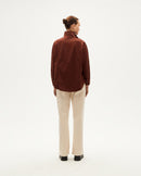 Blusa marrón Georgia sostenible-5